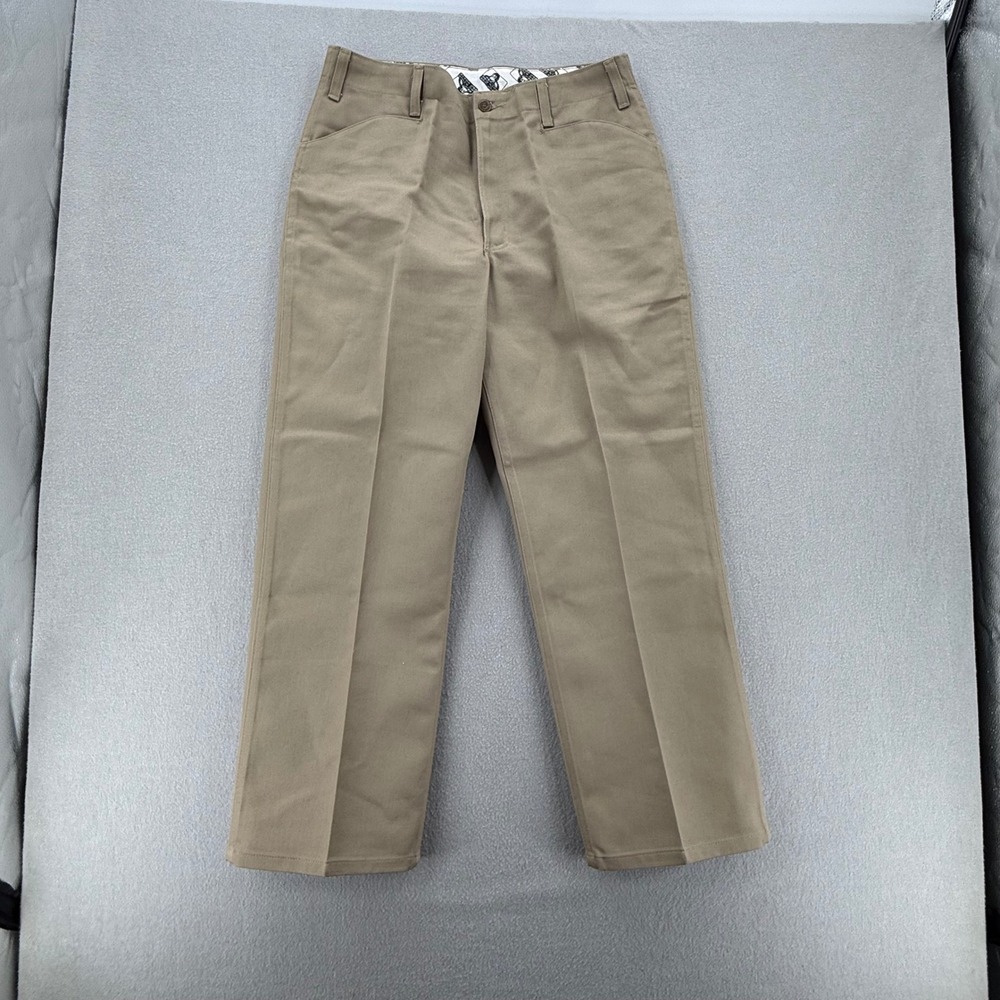 Ben Davis Work Chino Flat Front Utility Durable Pants Trousers Men Size 32 - Picture 1 of 9